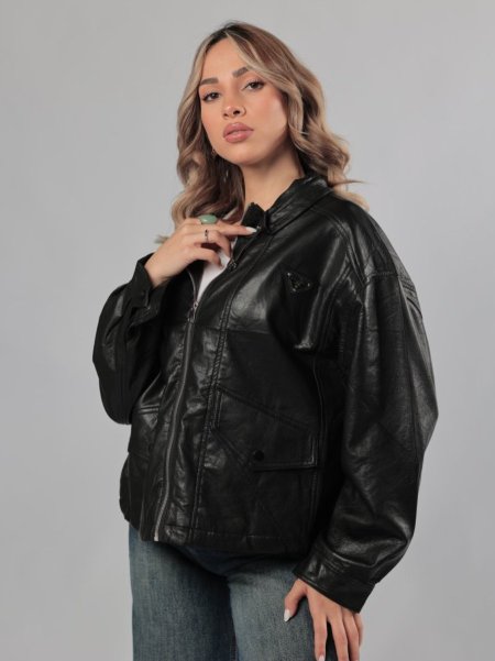 سترة جلد PRADA