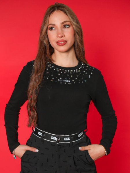 بلوز MIU MIU سترس