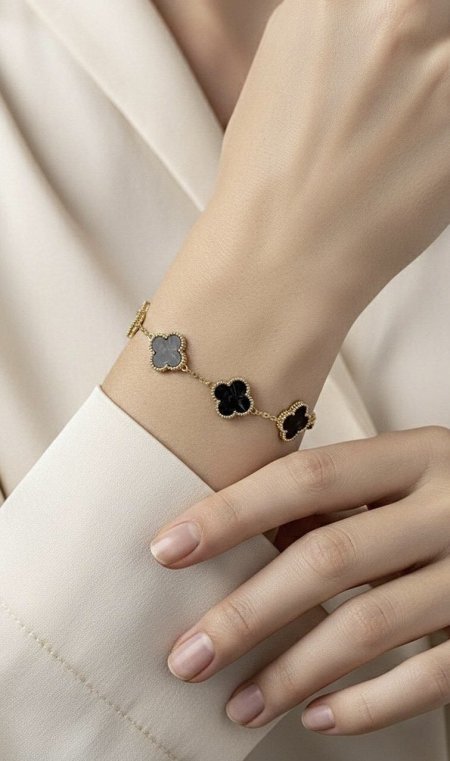 ذهبي / أسود رخام