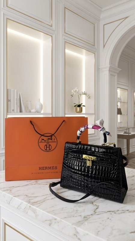 شنتة - Hermes Kelly / شامل كيس الشركة
