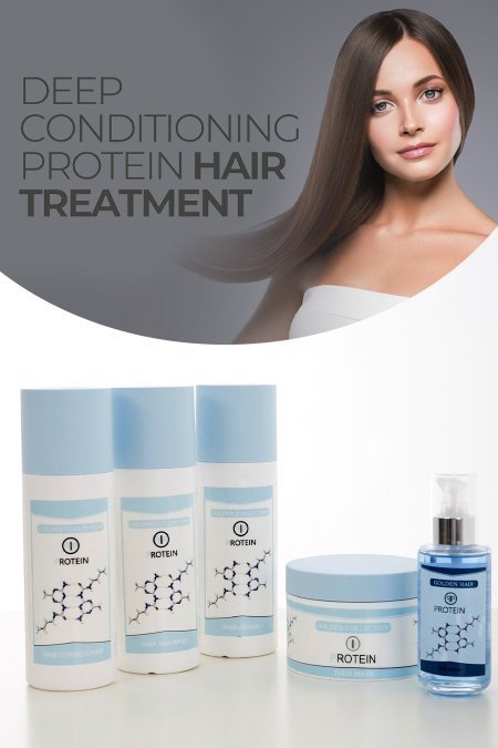 علاج الشعر - Protien Treatment / بكج كامل 5 قطع