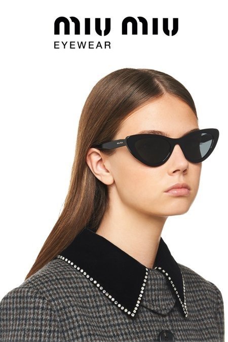 نظارة - MIU MIU “ cat eye style “ ( شامل علبة فخمة وكيس )