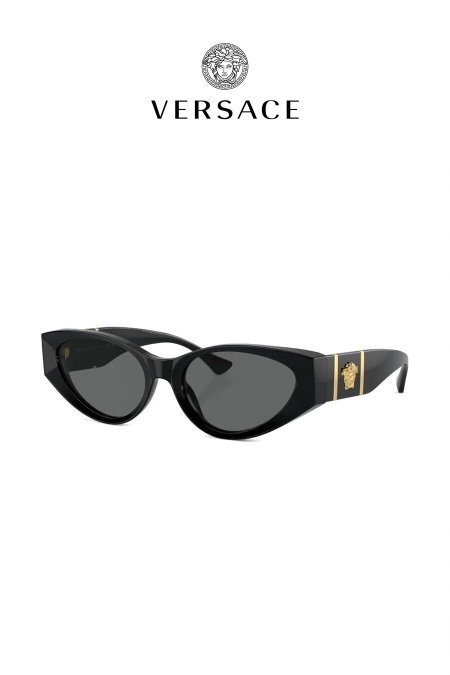نظارة - VERSACE / إطار أسود ( new collection ، شامل علبة فخمة وكيس )