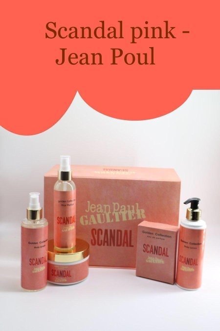 طقم عطر ماركة Scandal pink - Jean Poul " ستاتي "