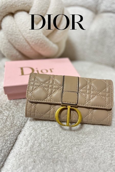جزدان - DIOR ( بيج ) شامل علبة