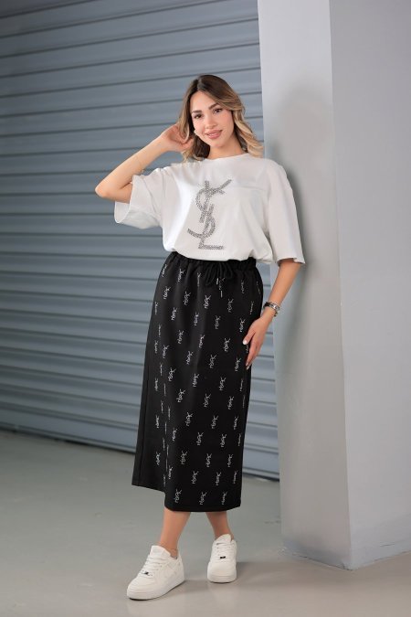 تنوره مع بلوز YSL