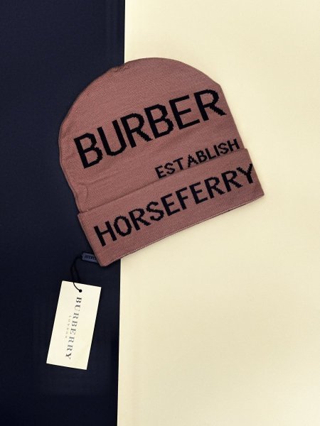 طاقية ماركة - كوبي ماستر-Burberry-بني كتابات