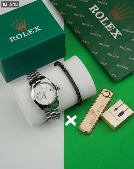 Rolex - فضي فضي