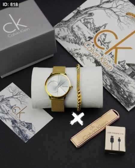 CK - ذهبي ابيض