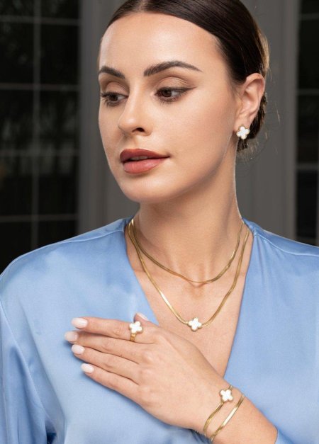 طقم اكسسوار - Van Cleef / شامل علبة الشركة