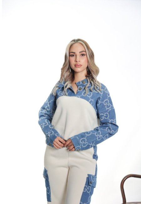 ترنج - Gucci فوتر مع جينز